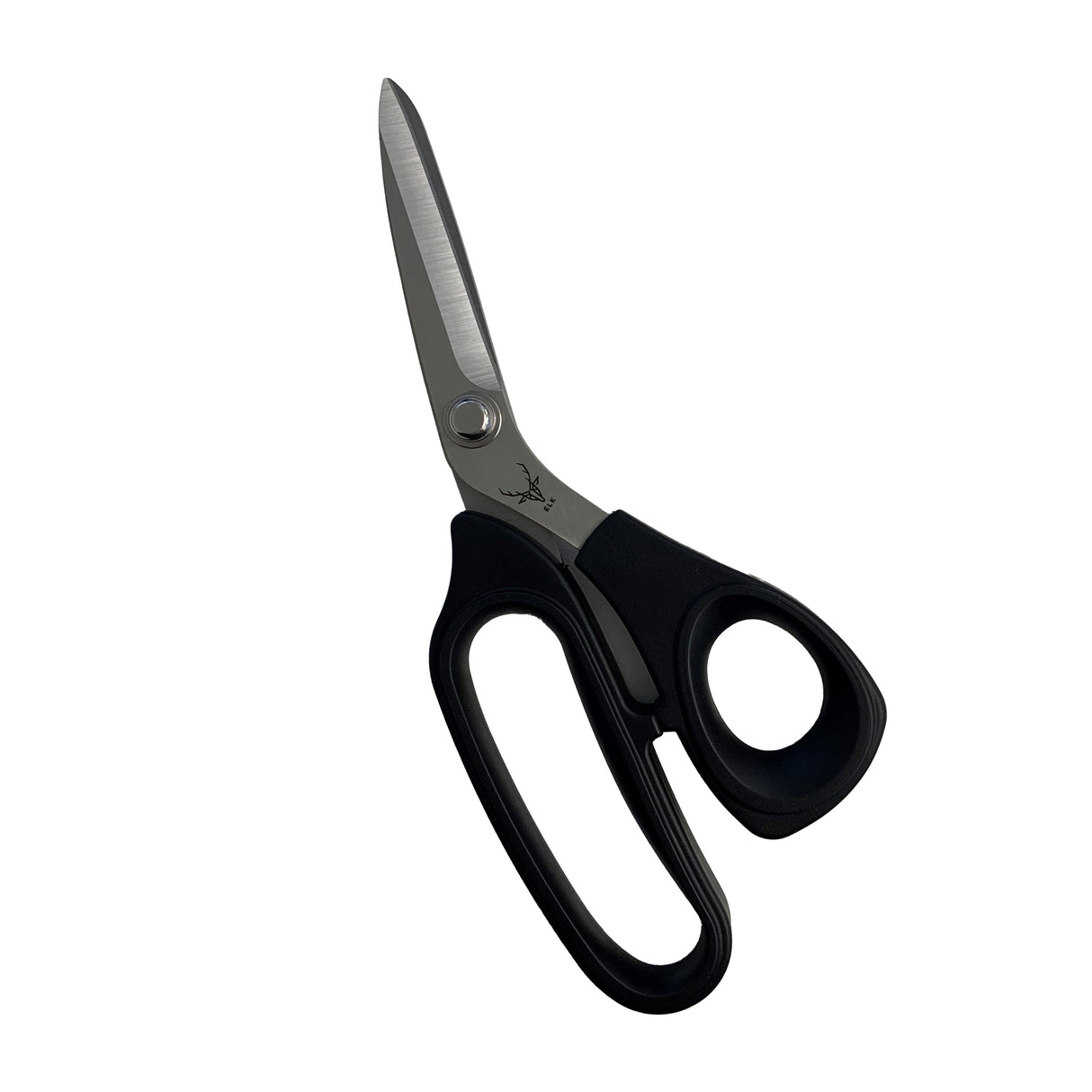 Elk 8"Soft Black Handle Scissors