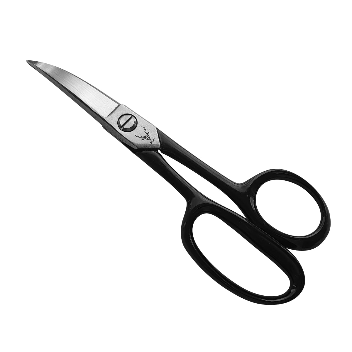 Elk 8" Straight Handle with Curved Blade Shears