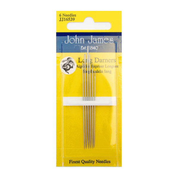 JOHN JAMES SIZE 3/9 LONG DARNERS (1 CARD)