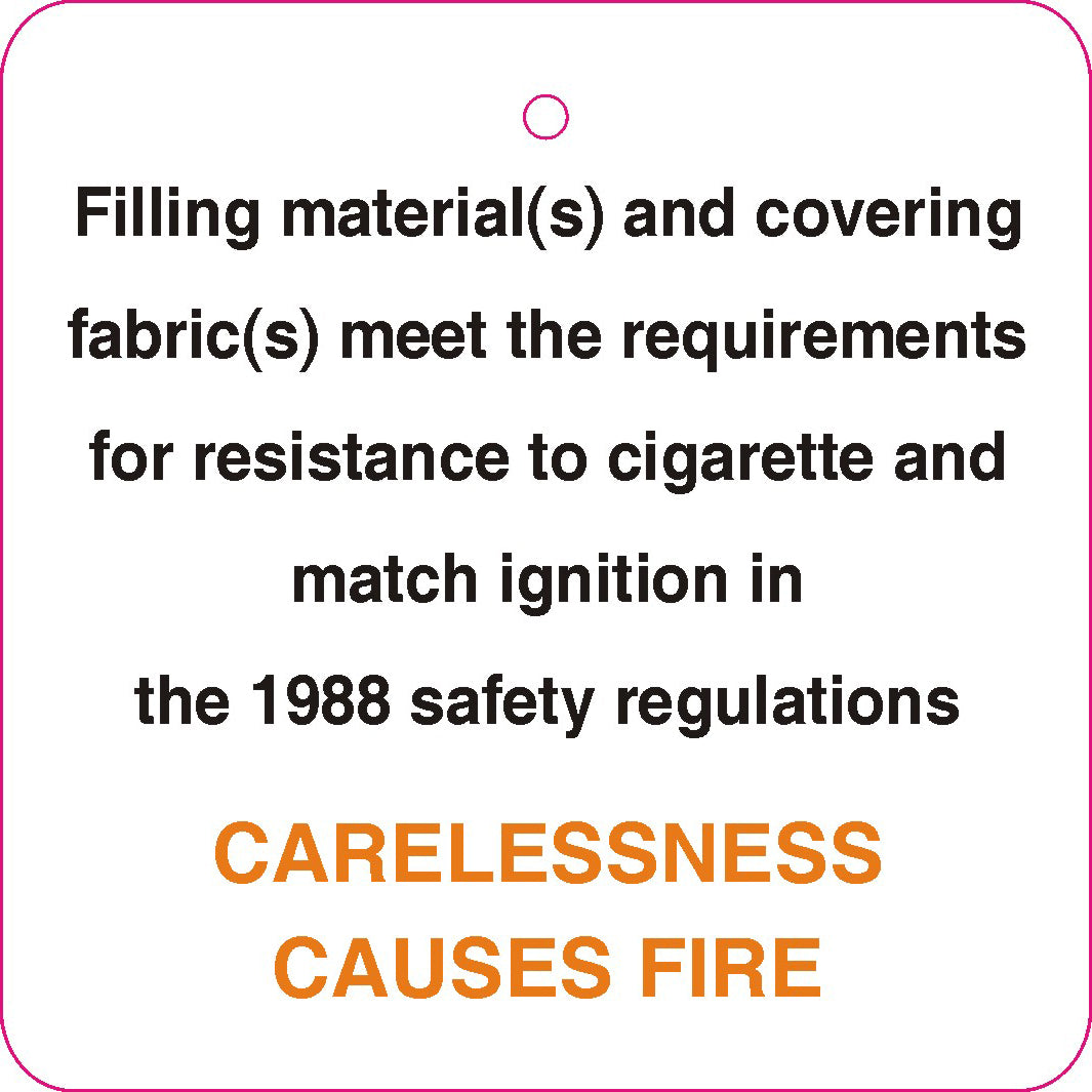 FIRE RESISTANT STRUNG SWING TICKET