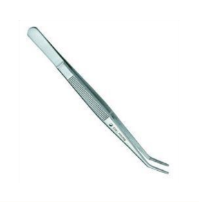 TWE6 BENT TWEEZER DE LUXE TAIWAN (6")