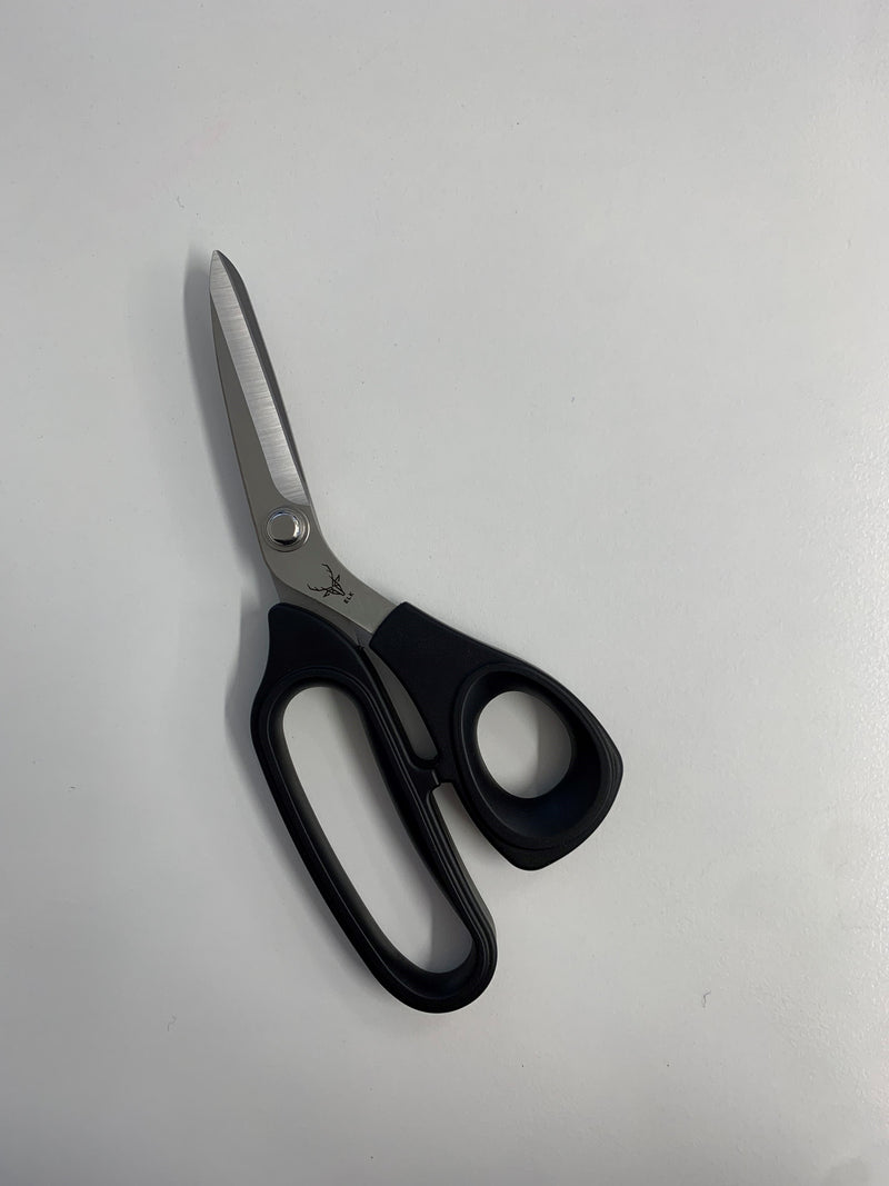 Elk 8"Soft Black Handle Scissors