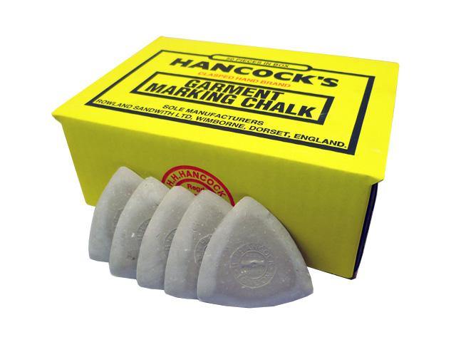 HANCOCKS GARMENT MARKING CHALK, BOX 50. (Available in white, assorted, yellow, red, blue & black) - Tacura