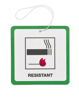 Fire Resistant Strung Swing Ticket DL7 (87mm x 87mm) - Tacura