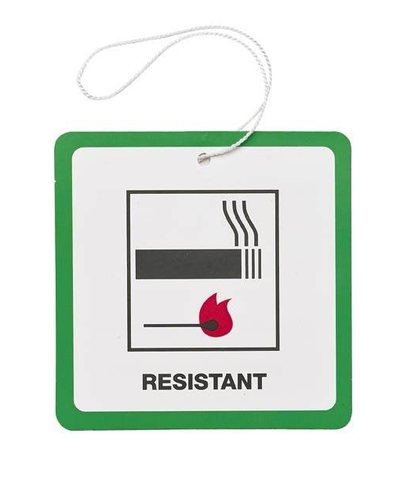 Fire Resistant Strung Swing Ticket DL7 (87mm x 87mm) - Tacura